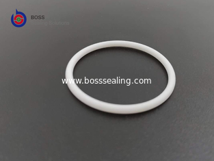 China Disponível branco puro dos selos do anel-O do produto comestível de boa qualidade dos anéis-O de PTFE feito pelo CNC fornecedor