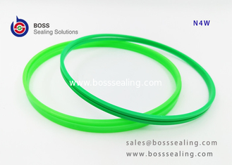 China Peças sobresselentes de nylon coloridas do jogo do selo da maquinaria de construção do perfil N4W do selo do anel de apoio do anel-O do PA fornecedor