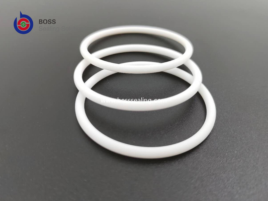 Disponível branco puro dos selos do anel-O do produto comestível de boa qualidade dos anéis-O de PTFE feito pelo CNC fornecedor