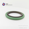 Parte traseira verde marrom compacta do selo do anel-O de borracha de bronze ativo dobro hidráulico do anel PTFE do glyd do eixo da haste fornecedor